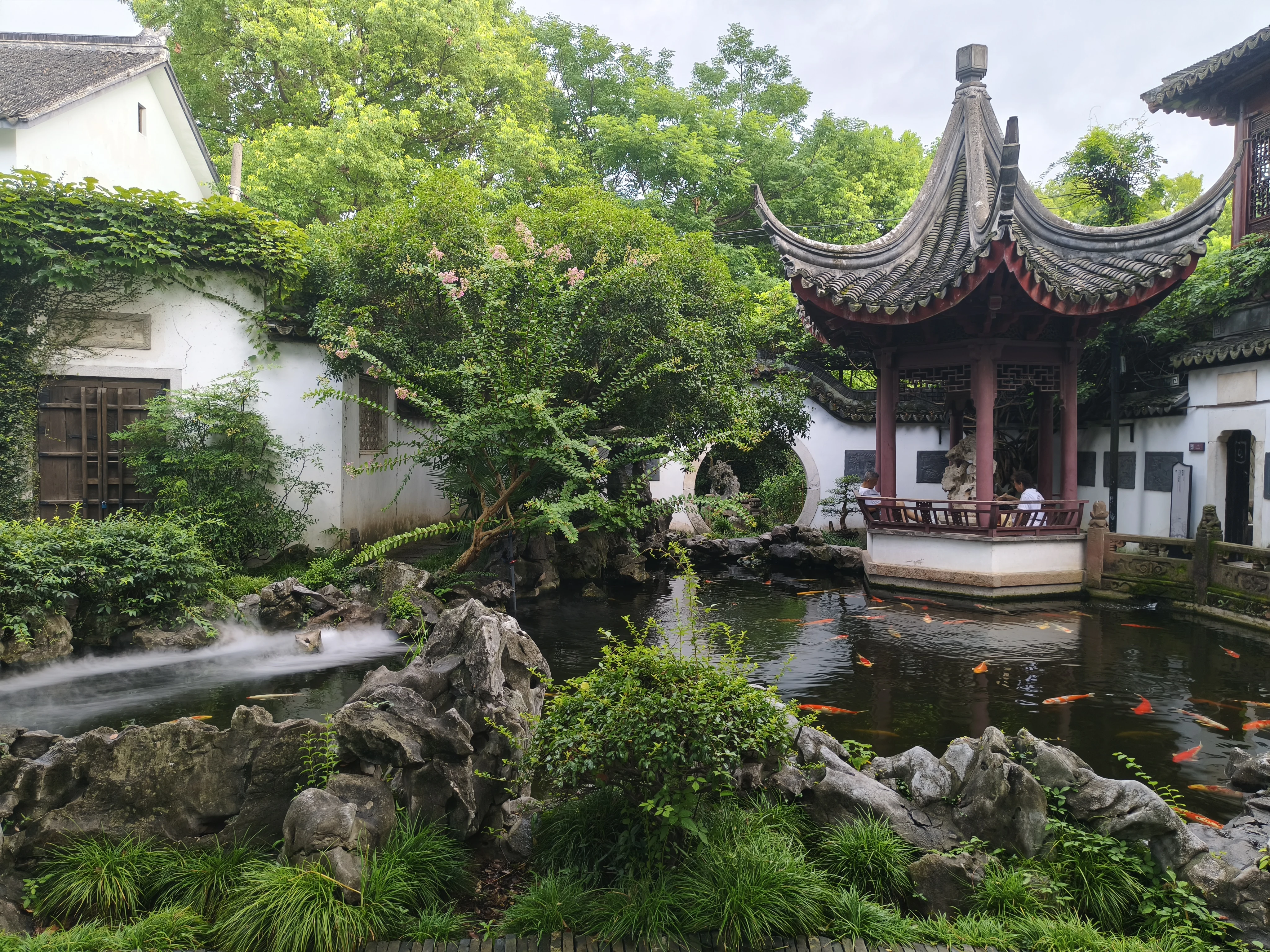 Traditional Chinese garden in Suzhou